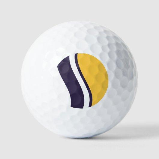 Flagge von South Bend, Indiana Golfball (Vorderseite)