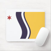 Flagge von South Bend, Indiana Mousepad (Mit Mouse)