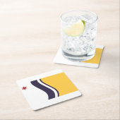 Flagge von South Bend, Indiana Rechteckiger Pappuntersetzer (Vor Ort)