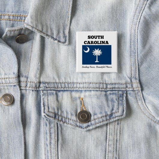 Flagge von South Carolina Button (Beispiel)