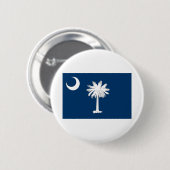Flagge von South Carolina Button (Vorne & Hinten)