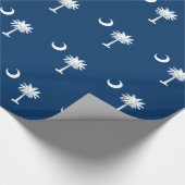 Flagge von South Carolina Geschenkpapier (Ecke)