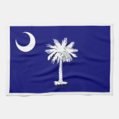 Flagge von South Carolina Geschirrtuch (Horizontal)