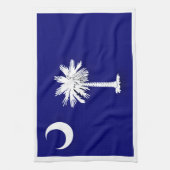 Flagge von South Carolina Geschirrtuch (Vertikal)