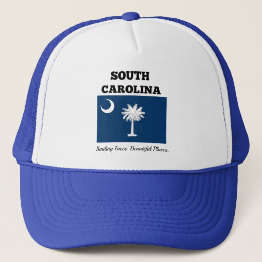 Flagge von South Carolina Truckerkappe (Vorderseite)
