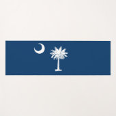 Flagge von South Carolina (US-Staat) Yogamatte (Vorderseite (Horizontal))