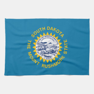Flagge von South Dakota Geschirrtuch
