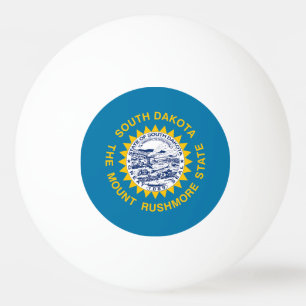 Flagge von South Dakota Tischtennisball