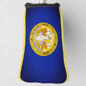 Flagge von Southbridge, Massachusetts Golf Headcover (Rotieren 90)