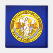 Flagge von Southbridge, Massachusetts Magnet (Vorne)