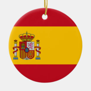 Flagge von Spanien - Bandera de España - spanisch Keramikornament