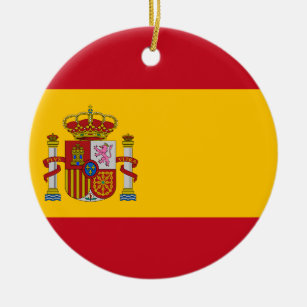 Flagge von Spanien - Bandera de España - spanische Keramikornament