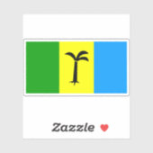 Flagge von Spanien Christopher-Nevis-Anguilla Aufkleber (Blatt)