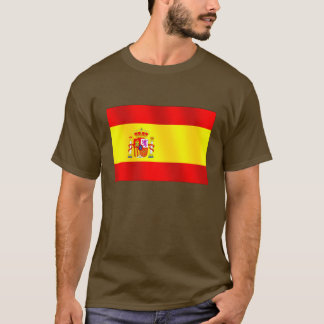 Flagge von Spanien für Spanier weltweit T-Shirt