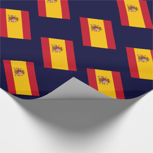 Flagge von Spanien Geschenkpapier (Ecke)