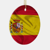 Flagge von Spanien Keramik Ornament (Rechts)