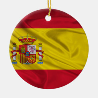 Flagge von Spanien Keramik Ornament