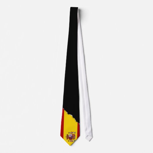 Flagge von Spanien Krawatte (Vorderseite)