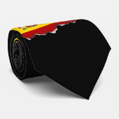 Flagge von Spanien Krawatte (Gerollt)