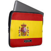 Flagge von Spanien Laptopschutzhülle (Vorne Rechts)