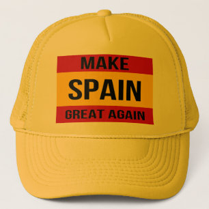 Flagge von Spanien - machen Sie Spanien groß Truckerkappe