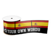 Flagge von Spanien Satinband (Spule)