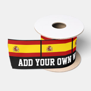 Flagge von Spanien Satinband