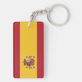 Flagge von Spanien Schlüsselanhänger