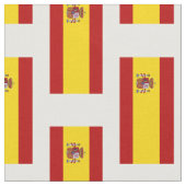Flagge von Spanien Stoff (Nahaufnahme)