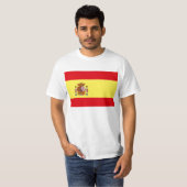 Flagge von Spanien-T-Shirt T-Shirt (Vorne ganz)