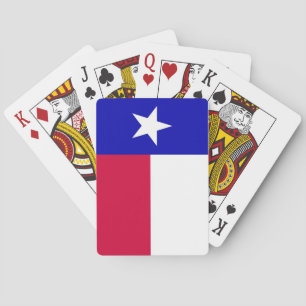 Flagge von Spielkarten Texas