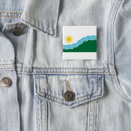 Flagge von Spokane, Washington Button (Beispiel)