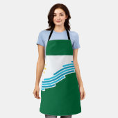 Flagge von Spokane, Washington Schürze (Getragen)