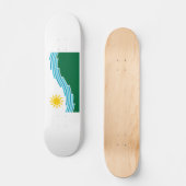 Flagge von Spokane, Washington Skateboard (Vorderseite)