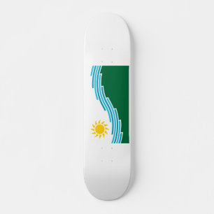 Flagge von Spokane, Washington Skateboard