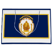 Flagge von Springfield, Massachusetts Große Geschenktüte (Vorderseite)