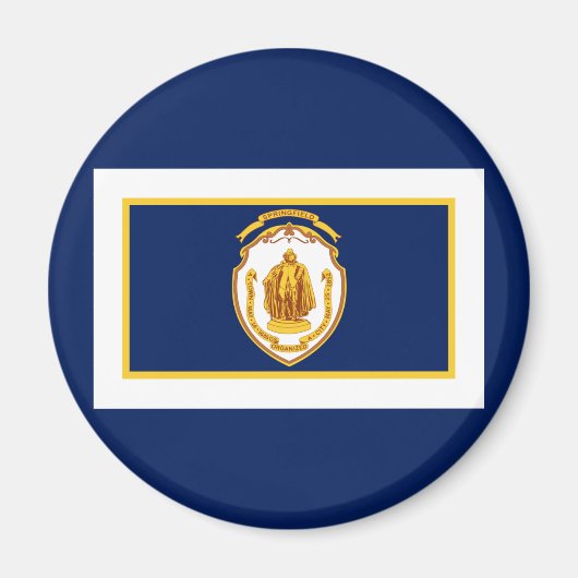 Flagge von Springfield, Massachusetts Magnet (Vorne)