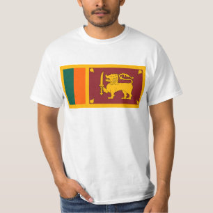 Flagge von Sri Lanka (ශ්රීලංකාව T-Shirt