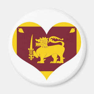 Flagge von Sri Lanka Insel Magnet