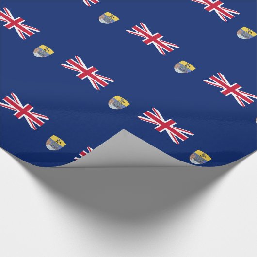 Flagge von St. Helena Geschenkpapier (Ecke)