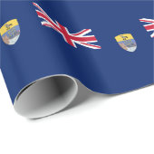 Flagge von St. Helena Geschenkpapier (Rolleneckpunkt)
