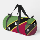 Flagge von St. Kitts und Nevis Duffle Bag (Rechte Ecke)