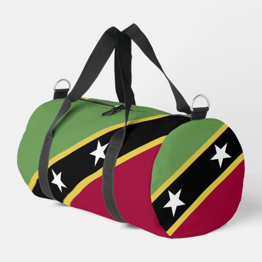 Flagge von St. Kitts und Nevis Duffle Bag (Linke Seite)
