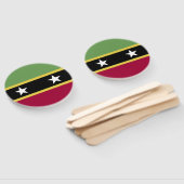 Flagge von St. Kitts und Nevis Fächer (Non-assembled)