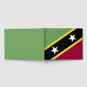 Flagge von St. Kitts und Nevis Gästebuch (Voll)