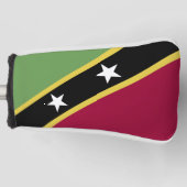 Flagge von St. Kitts und Nevis Golf Headcover (Vorderseite)