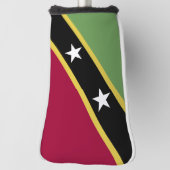 Flagge von St. Kitts und Nevis Golf Headcover (Rotieren 90)