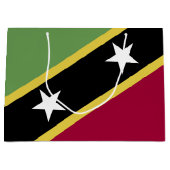 Flagge von St. Kitts und Nevis Große Geschenktüte (Vorderseite)