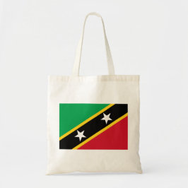 Flagge von St. Kitts und Nevis (Karibik) Tragetasche