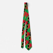 Flagge von St. Kitts und Nevis Krawatte (Rückseite)